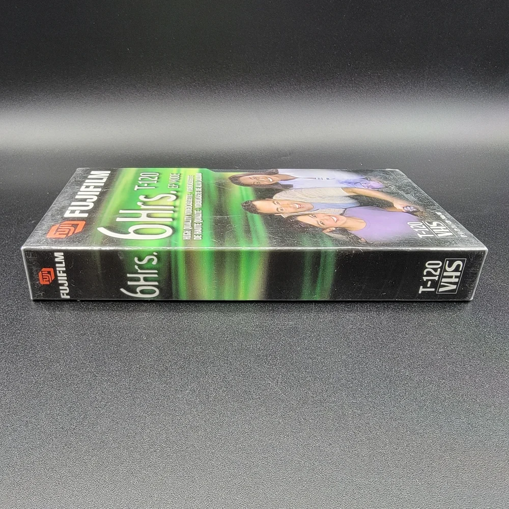 FujiFilm 6Hrs T-120 Blank VHS Tape High Quality Videocassette Factory Sealed New